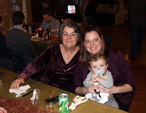 My mom, my cousin, and my new second-cousin